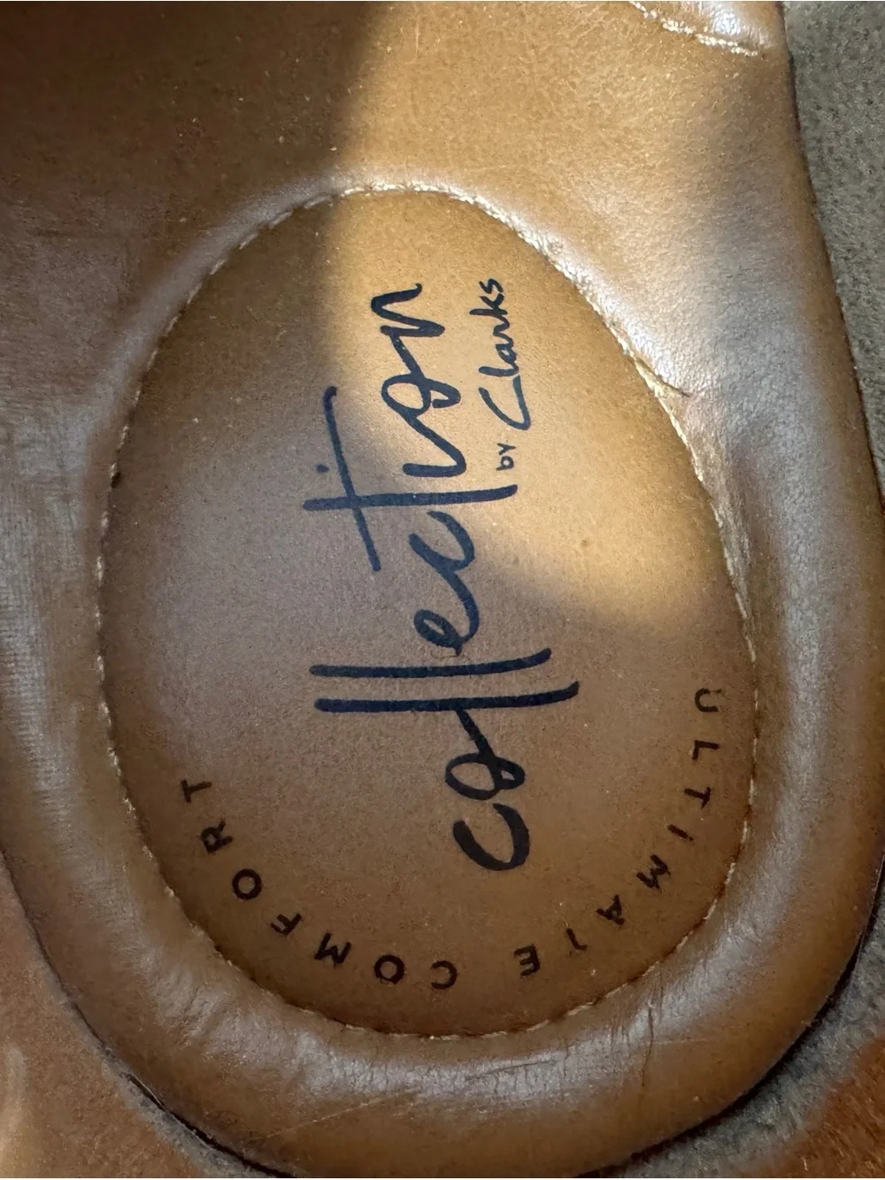 Clarks Brown Leather Lace-Up Oxford Shoes Size 11W